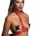 Strict Female Chest Harness - M/L Red