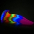 Creature Cocks Unicorn Kiss: Glow In The Dark Tongue Silicone Dildo