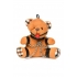 Master Series Gagged Teddy Bear Keychain - Fun Bondage Gift