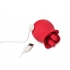 Bloomgasm The Rose Fondle - 10X Massaging Rose Clit Stimulator - Red