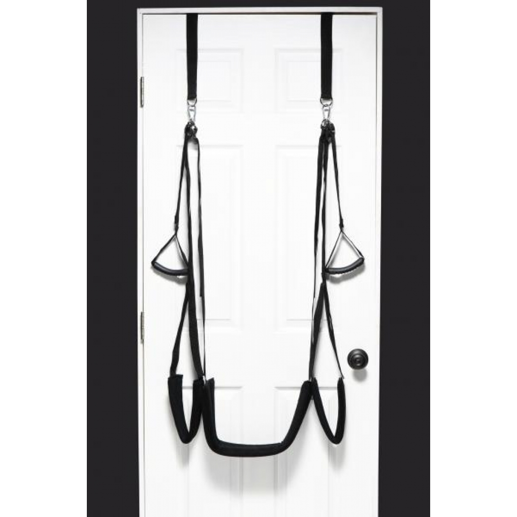 Bedroom Bliss Lover's Door Swing - Black