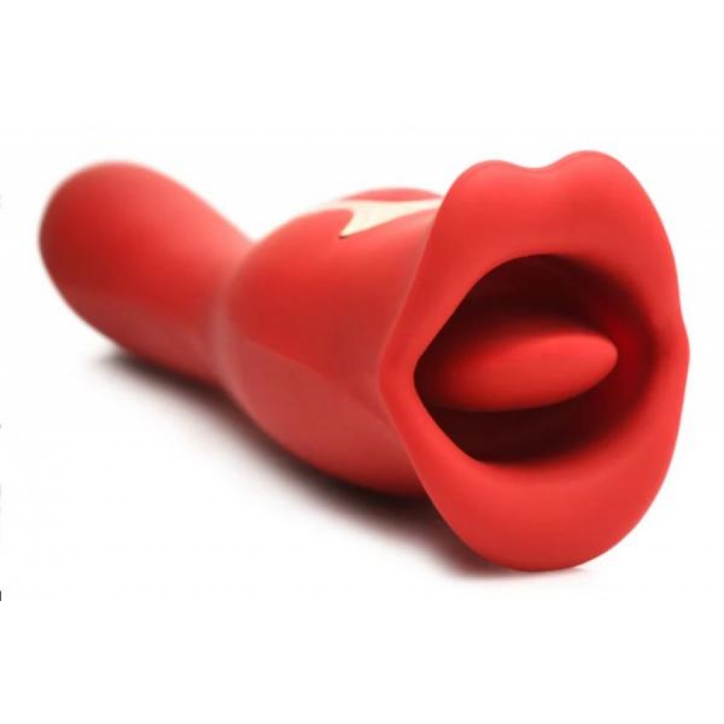 Lickgasm Kiss & Tell Pro Dual Ended Kissing Vibrator - Red