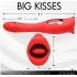 Lickgasm Kiss & Tell Pro Dual Ended Kissing Vibrator - Red