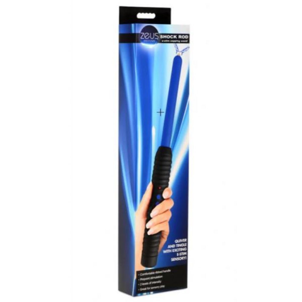 Zeus Shock Rod E-stim Zapping Wand - Blue