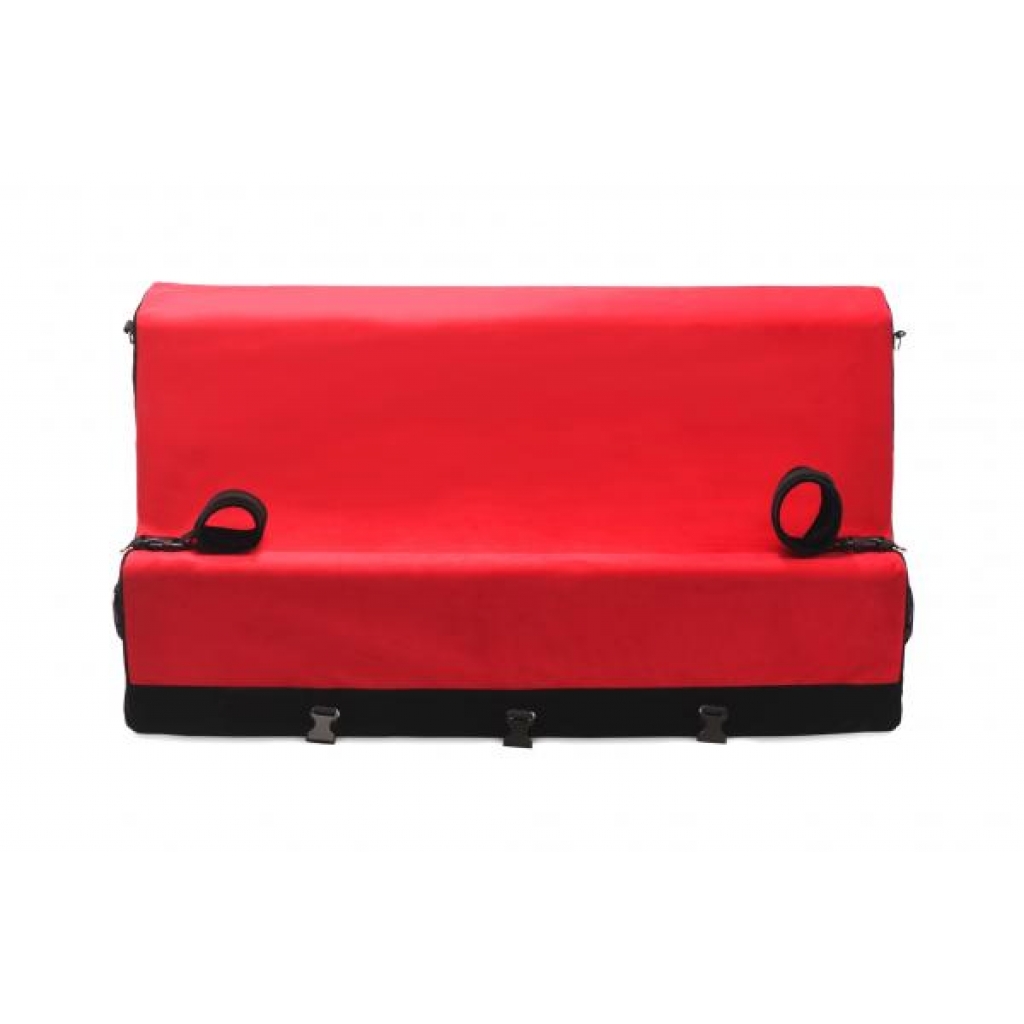 Bedroom Bliss Lovers Bondage Bench - Red