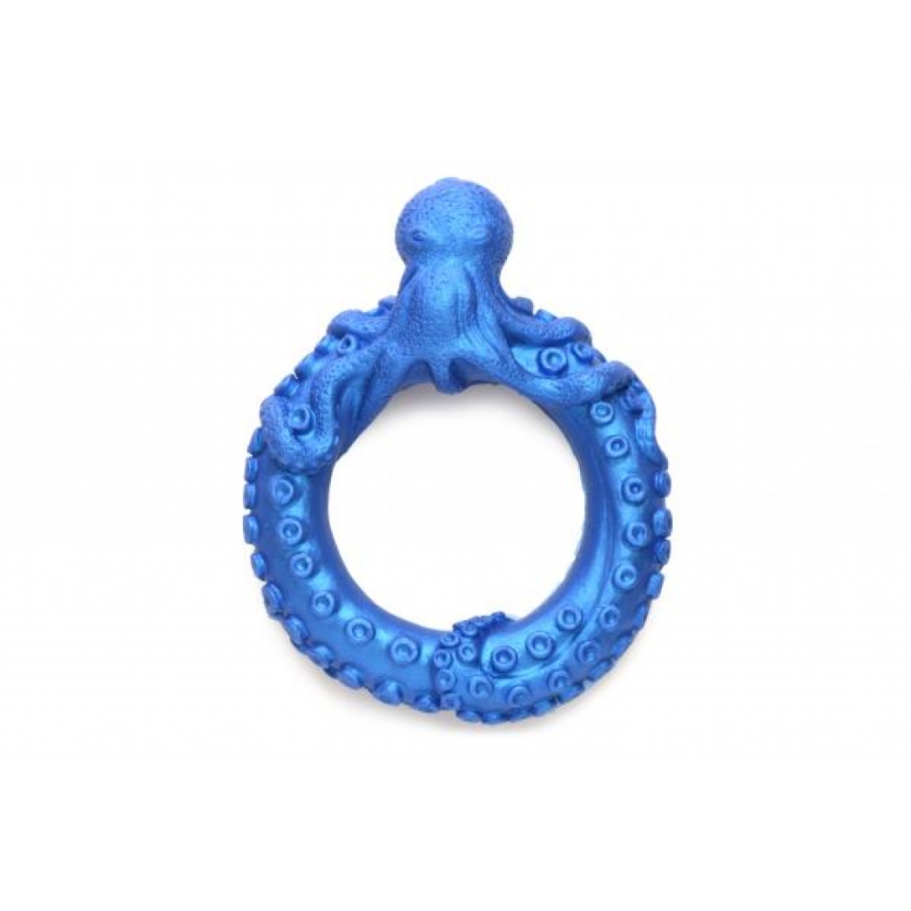 Creature Cocks Poseidon's Octo-Ring Silicone Cock Ring - Blue