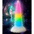 Creature Cocks Uni-glow Glow In The Dark Rainbow Dildo