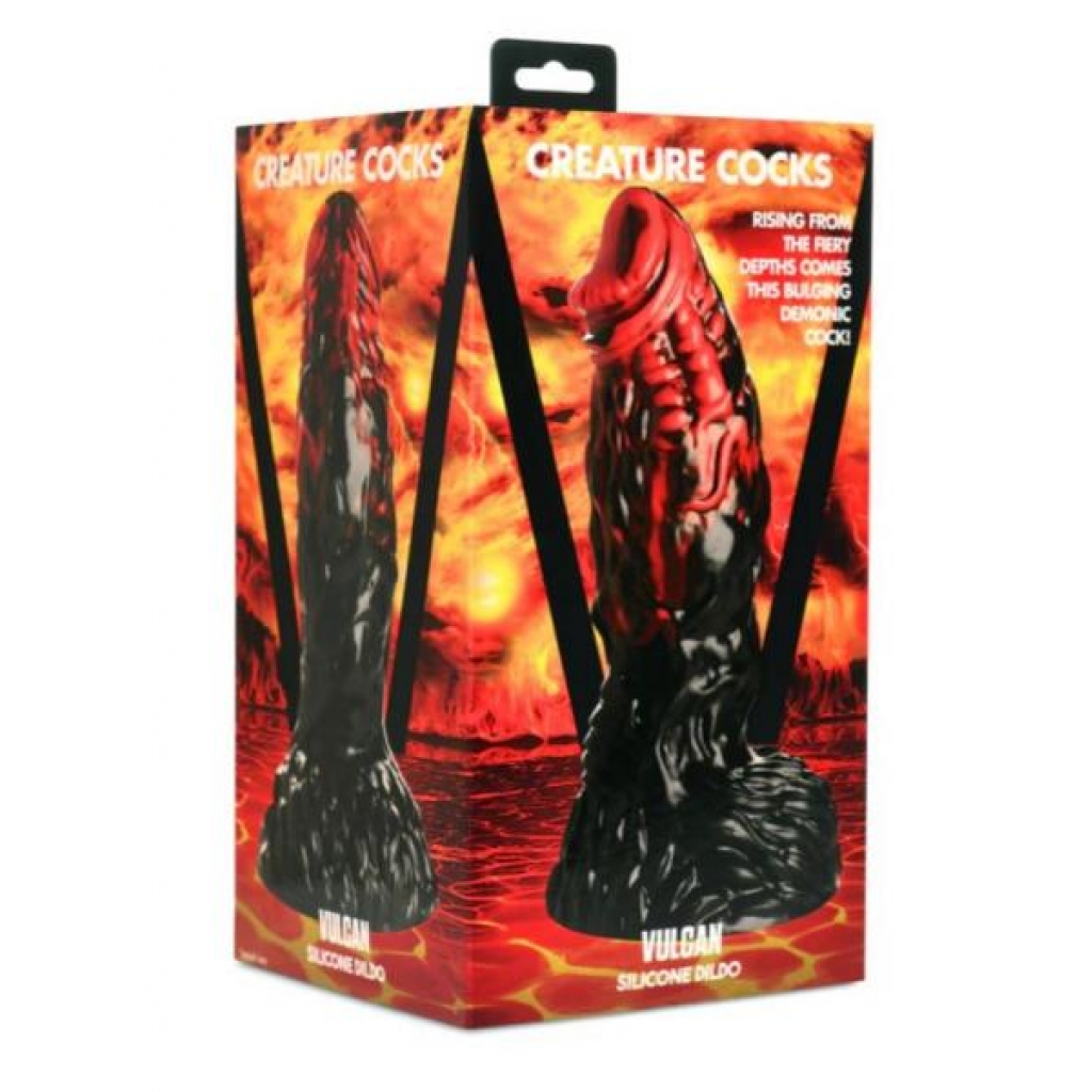 Creature Cocks Vulcan Silicone Dildo - Red