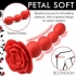 Bloomgasm Rose Twirl Vibrating & Rotating Anal Beads - Red