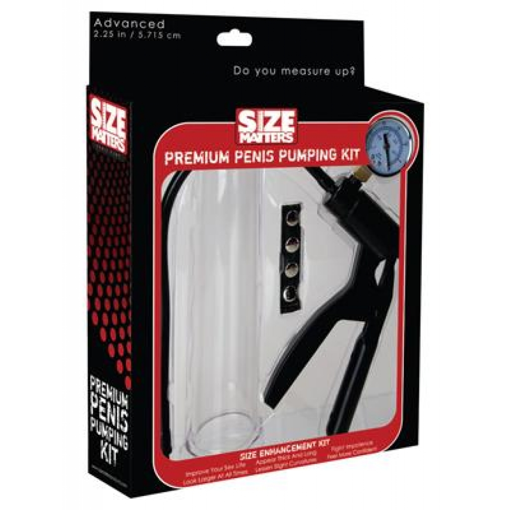 Size Matters Premium Penis Pump - Large Black