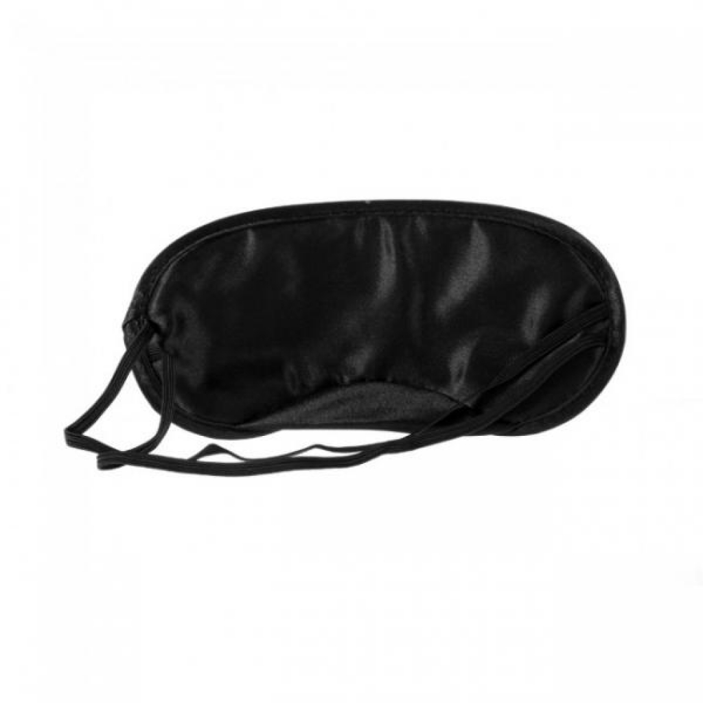 Sleek Black Padded Blindfold for Sensory Deprivation