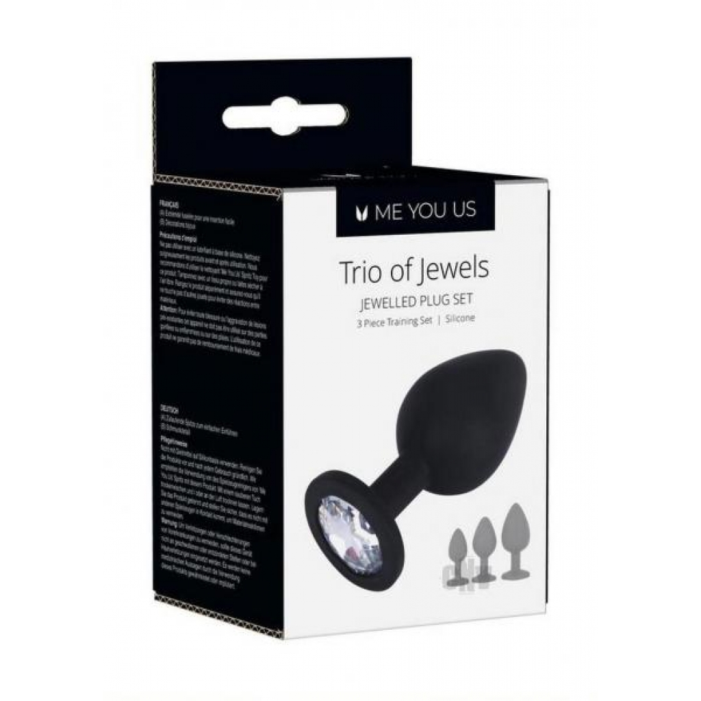 Me You Us Trio of Jewels - Black