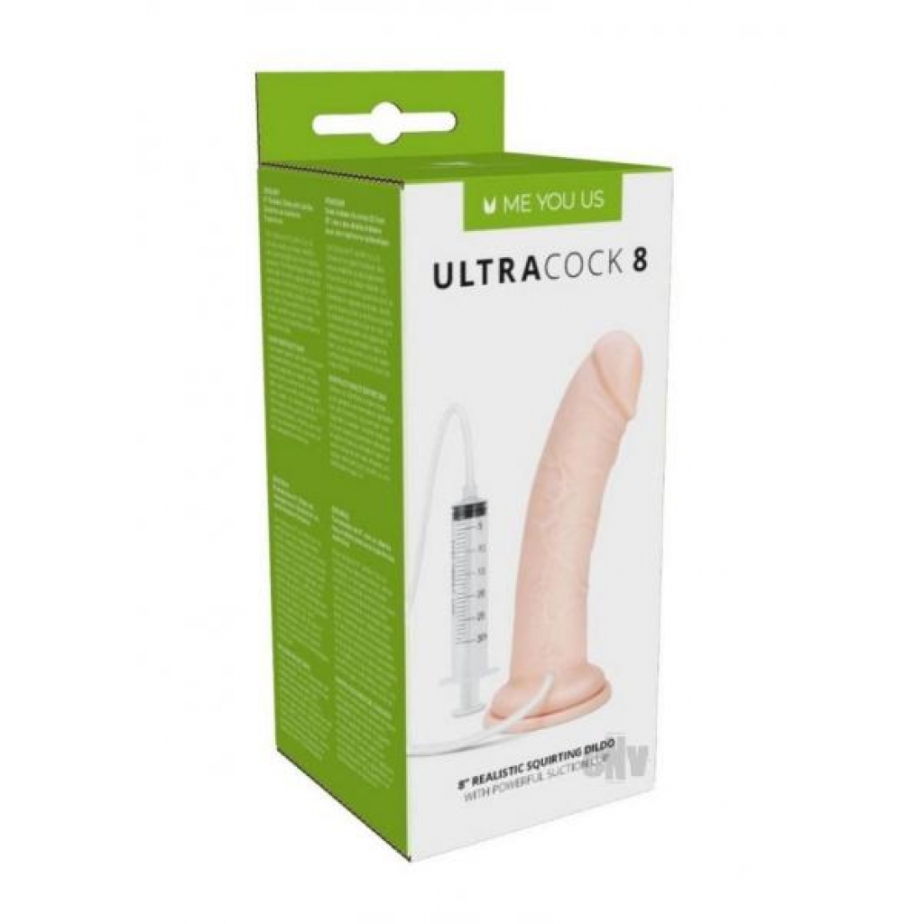 Myu Ultra Cock Real Squirt 8-Inch - Vanilla Nude