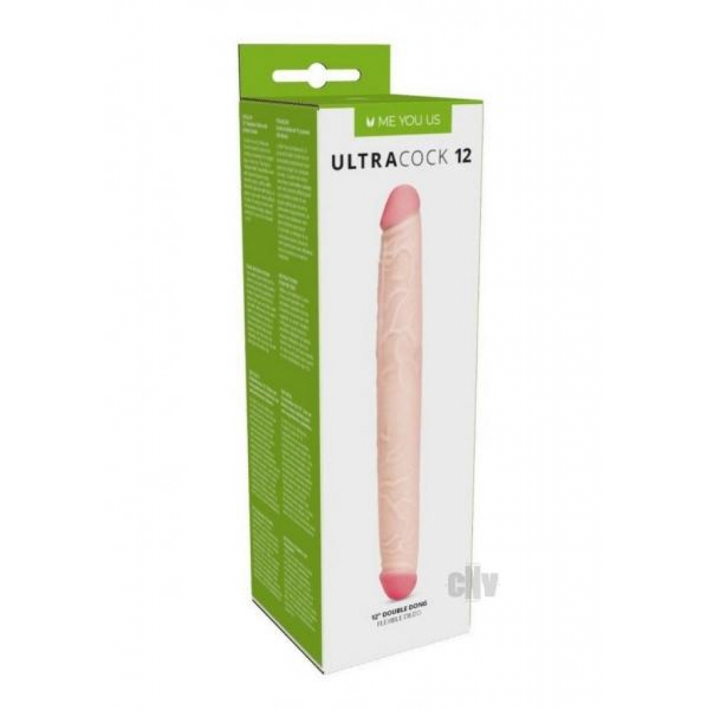 Myu Ultra Cock Double Ender - 12 Inch Vanilla Nude