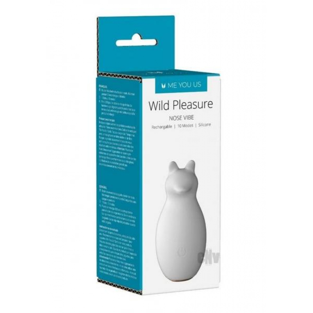 Me You Us Wild Pleasure Vibrator - White