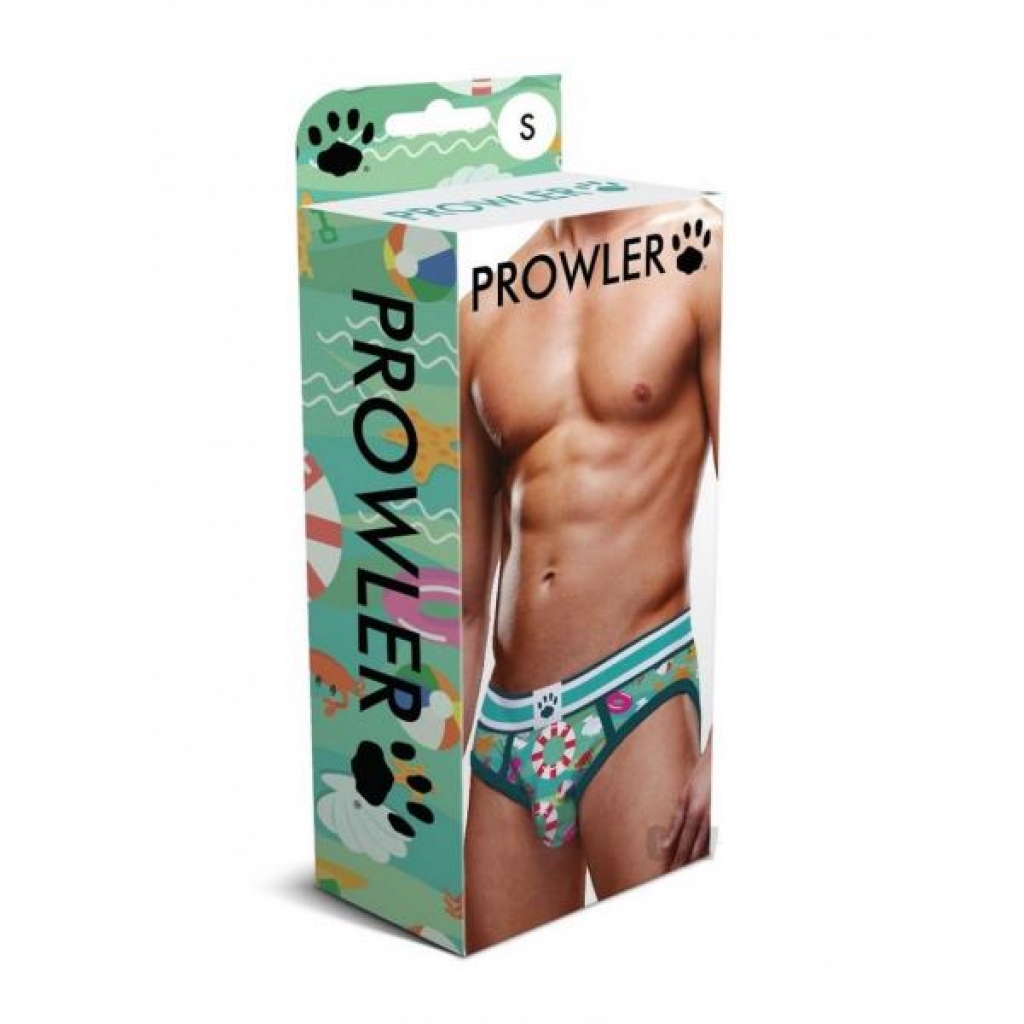 Prowler Beach Open Brief - Limited Edition Aqua Medium