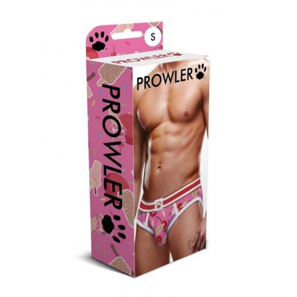 Prowler Ice Cream Open Brief - Large Pink