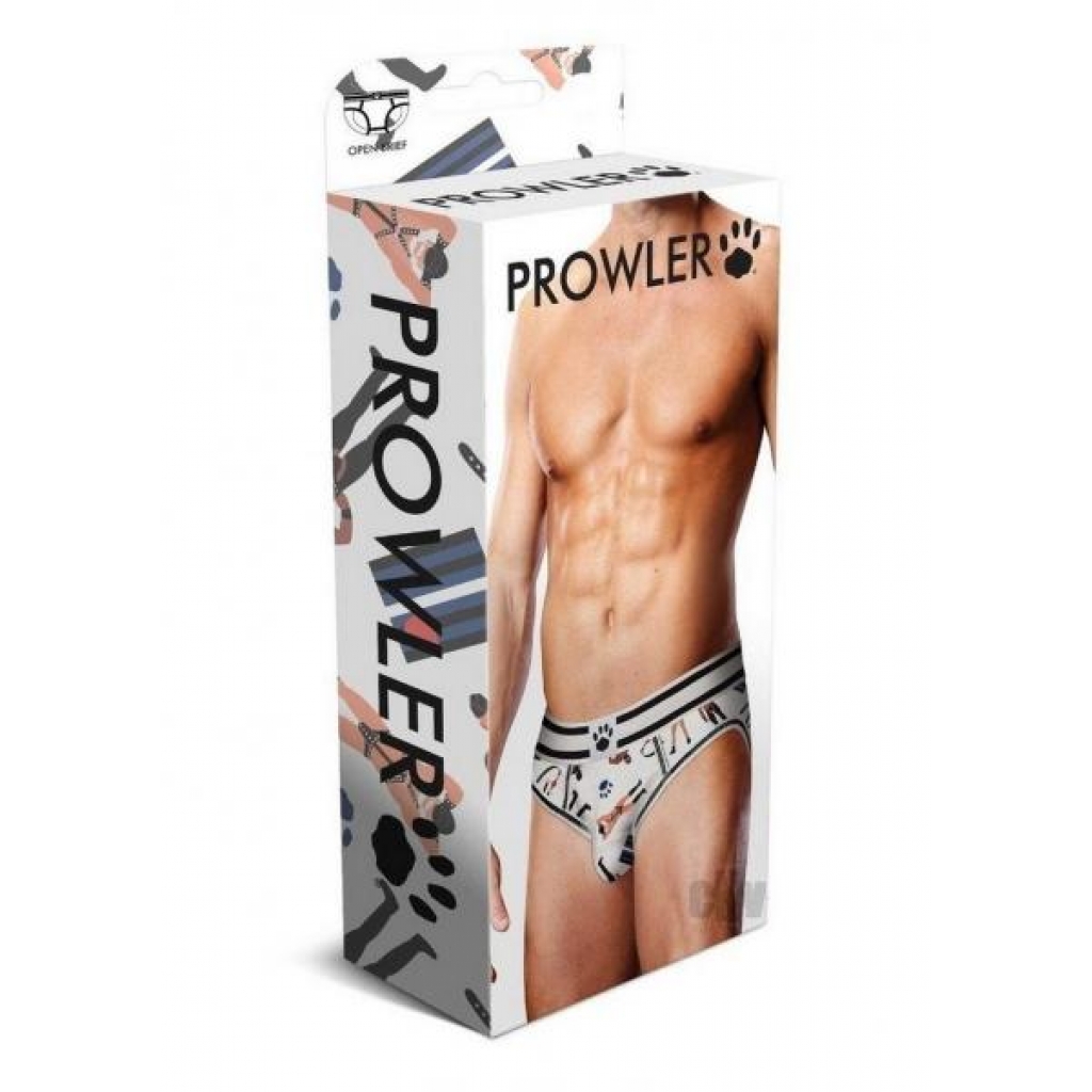 Prowler Leather Pride Open Brief - Medium