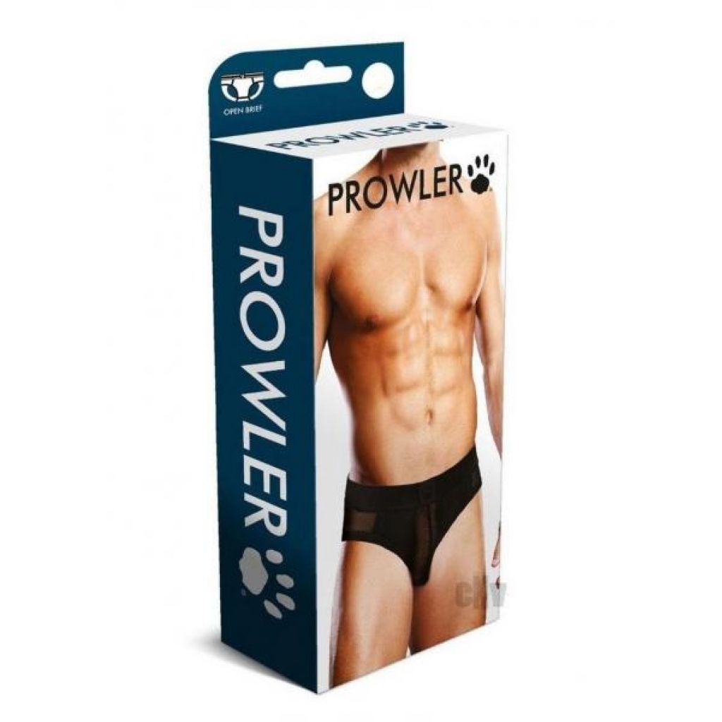 Prowler Black Mesh Open Brief - XXL