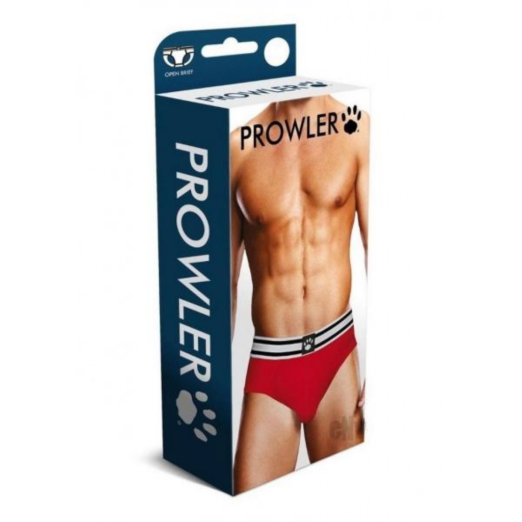 Prowler Red/White Open Brief - Medium