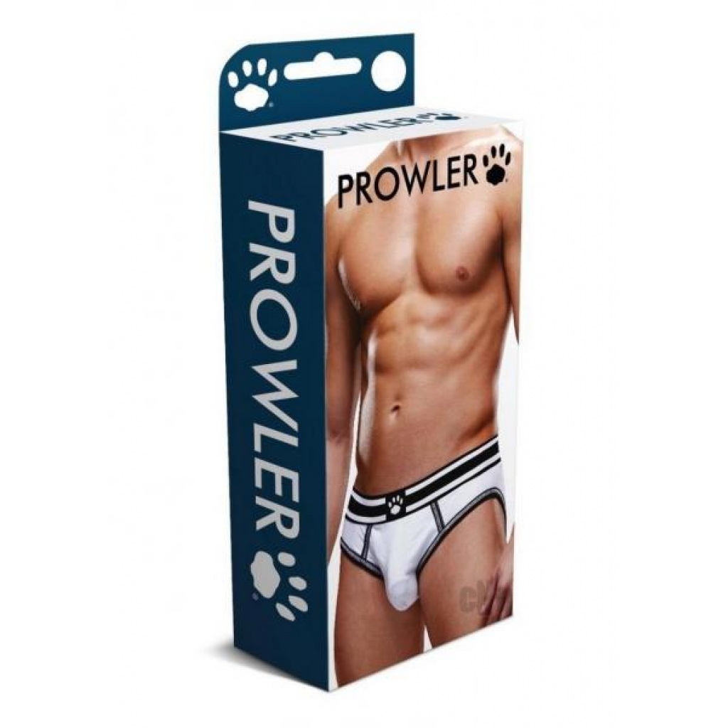 Prowler White/Black Open Brief - Small