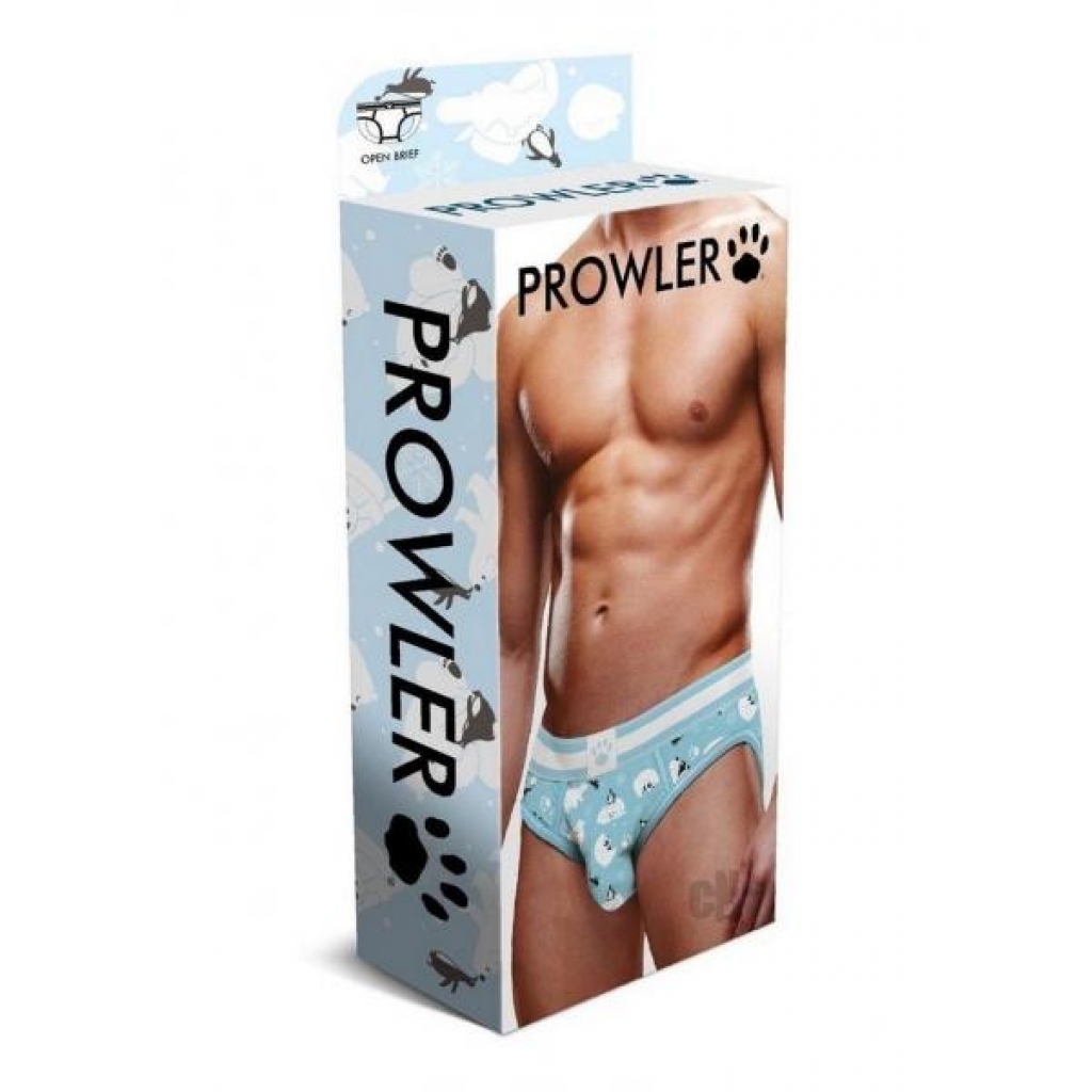 Prowler Winter Animals Open Brief - XS Blue