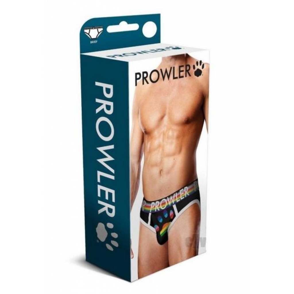 Prowler Black Oversized Paw Brief - Small