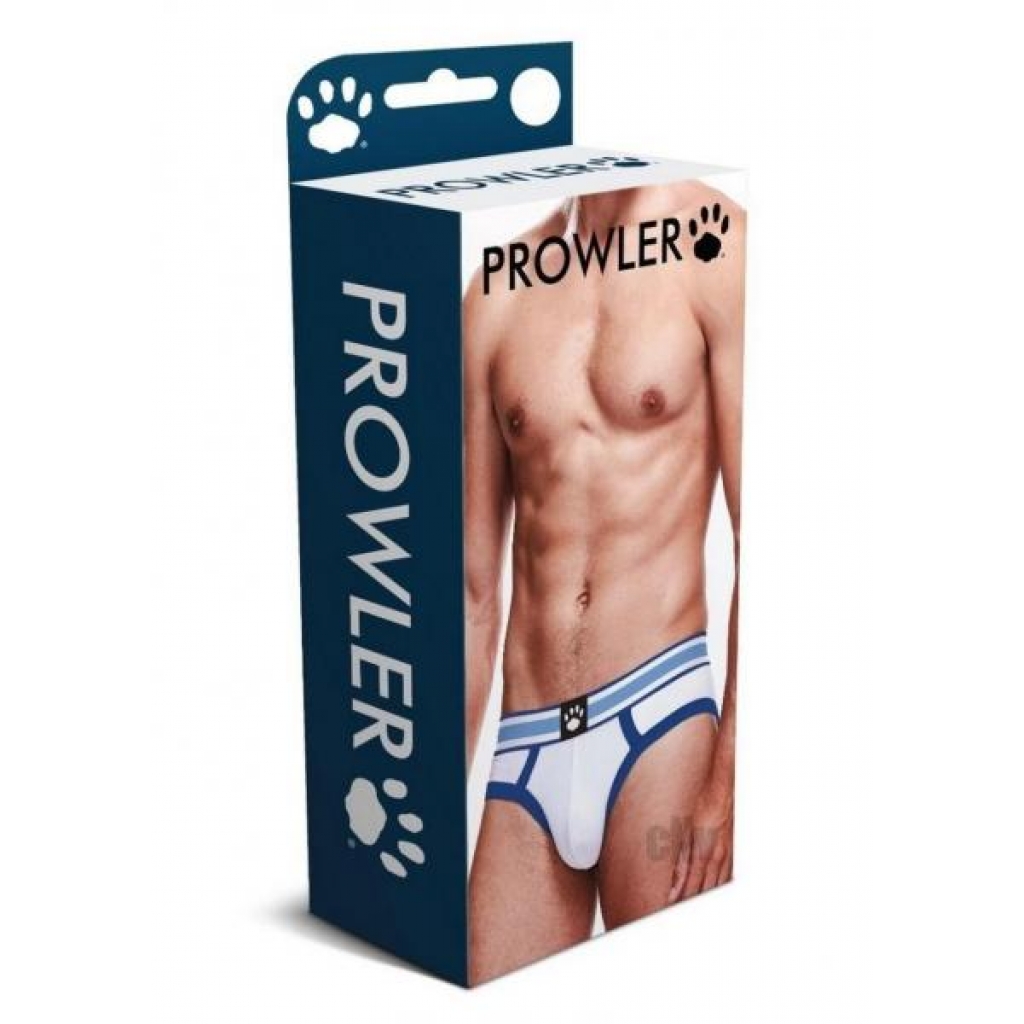 Prowler White/Blue Brief - Large