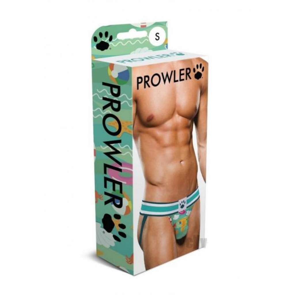 Prowler Beach Jock - Stylish Aqua Swimwear