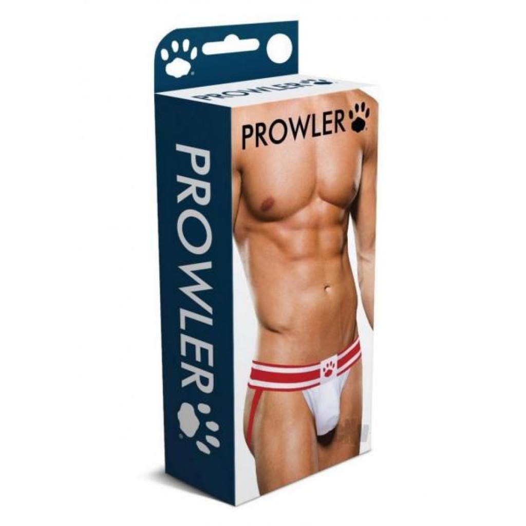 Prowler White/Red Jock - Large