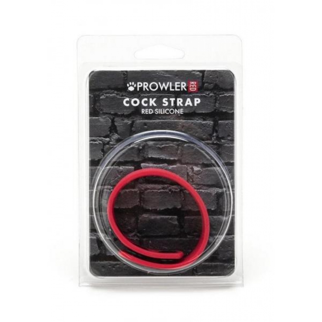 Prowler Red Silicone Cock Strap - Stylish Support