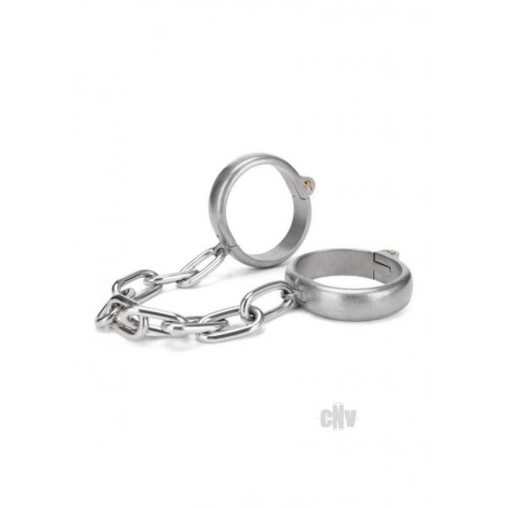 Prowler Red Heavy Duty Hand Cuffs Silver