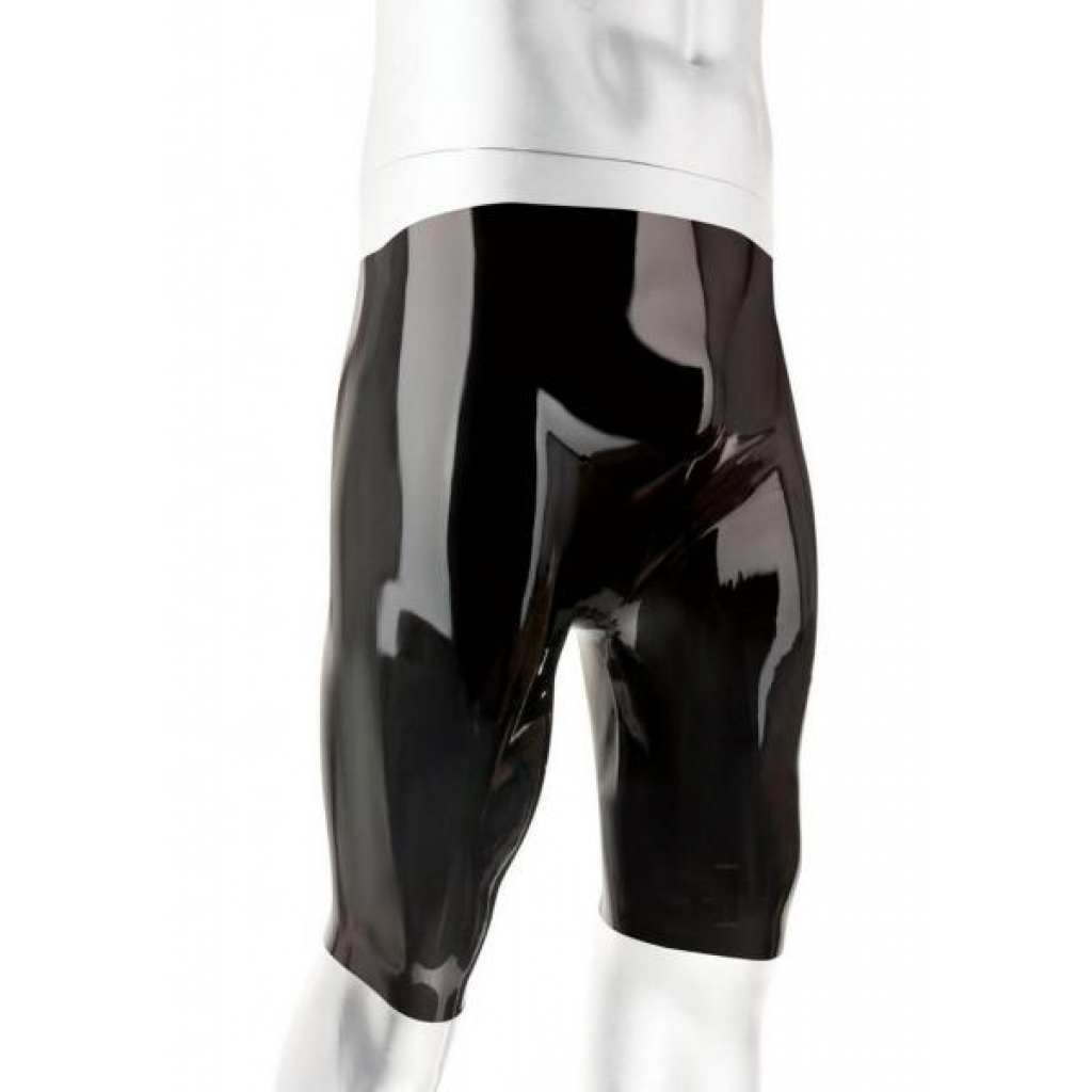 Prowler Red Latex Shorts - Black Medium