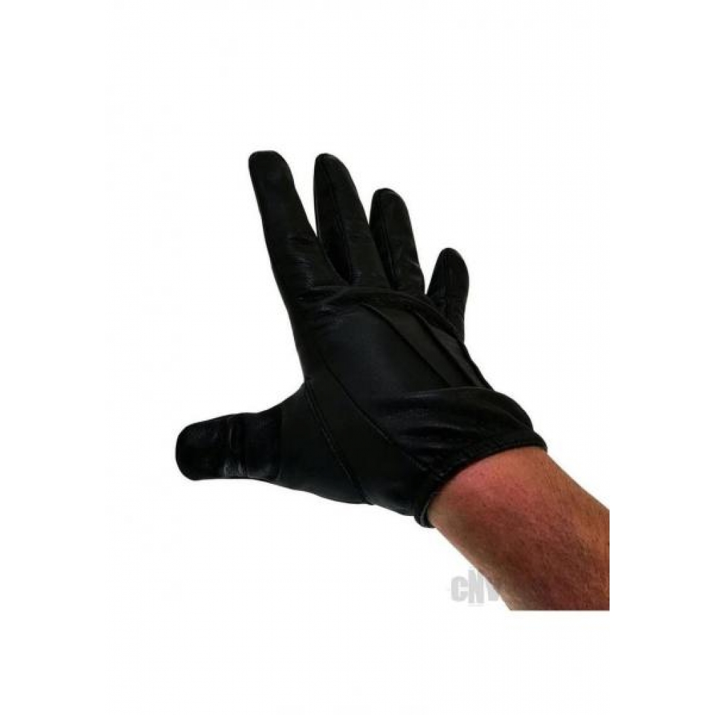 Prowler Red Leather Gloves - Black XL