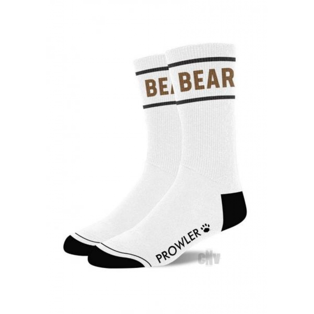 Prowler Red Bear Socks Wht/brn White