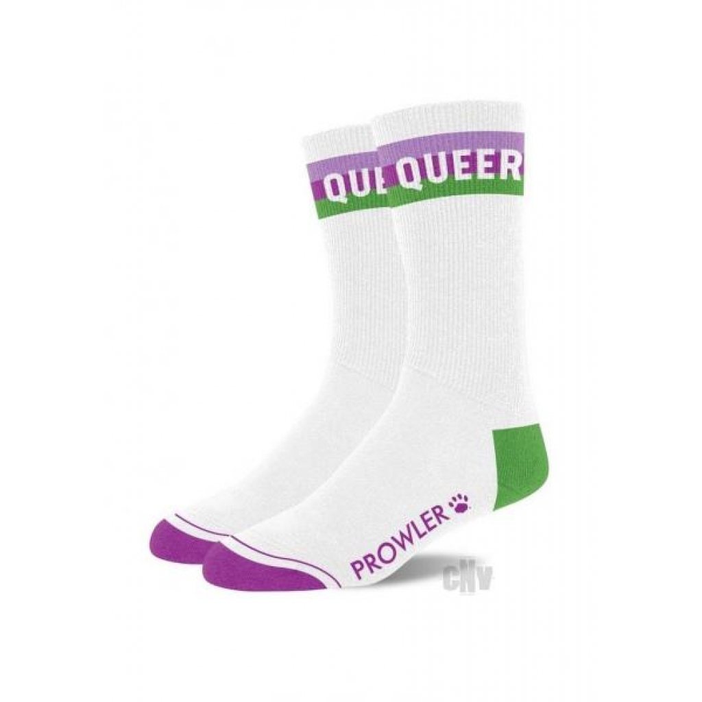 Prowler Queer Socks - Stylish White Collection