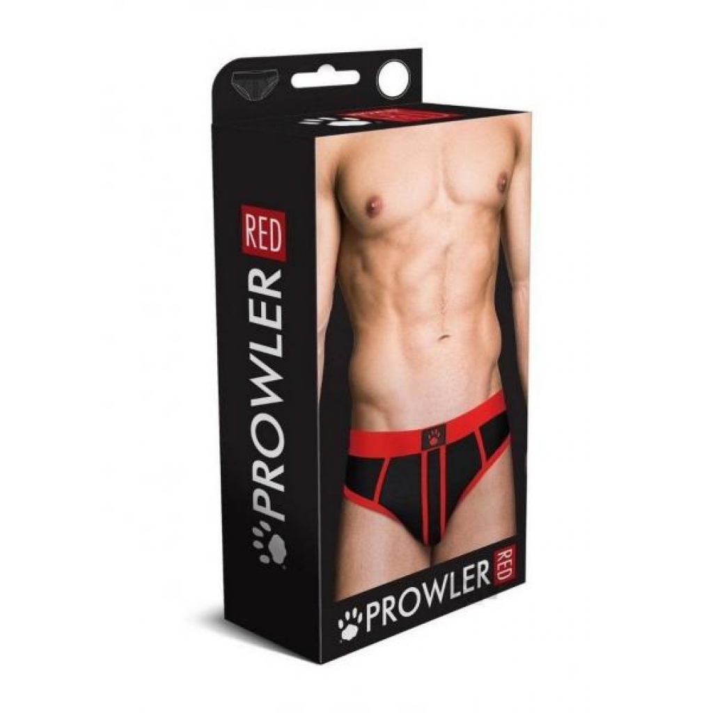 Prowler Red Ass-Less Brief - Red Medium