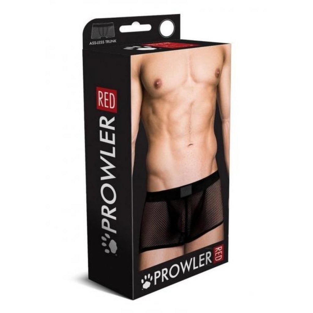 Prowler Red Fishnet Assless Trunk - Black