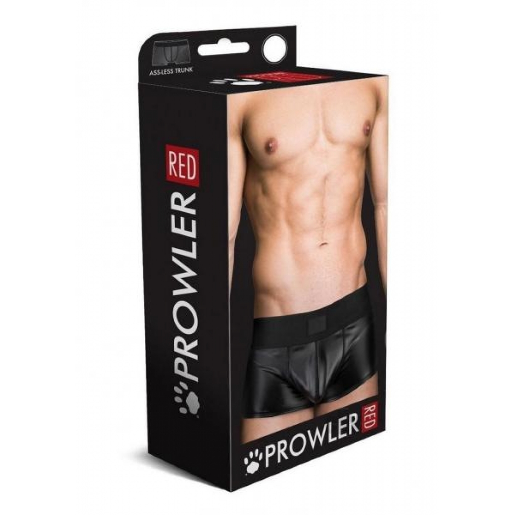 Prowler Red Wetlook Assless Trunk - Black - Large