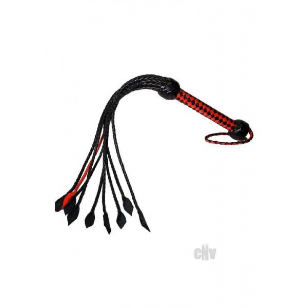 Prowler Red Short Handle Flogger