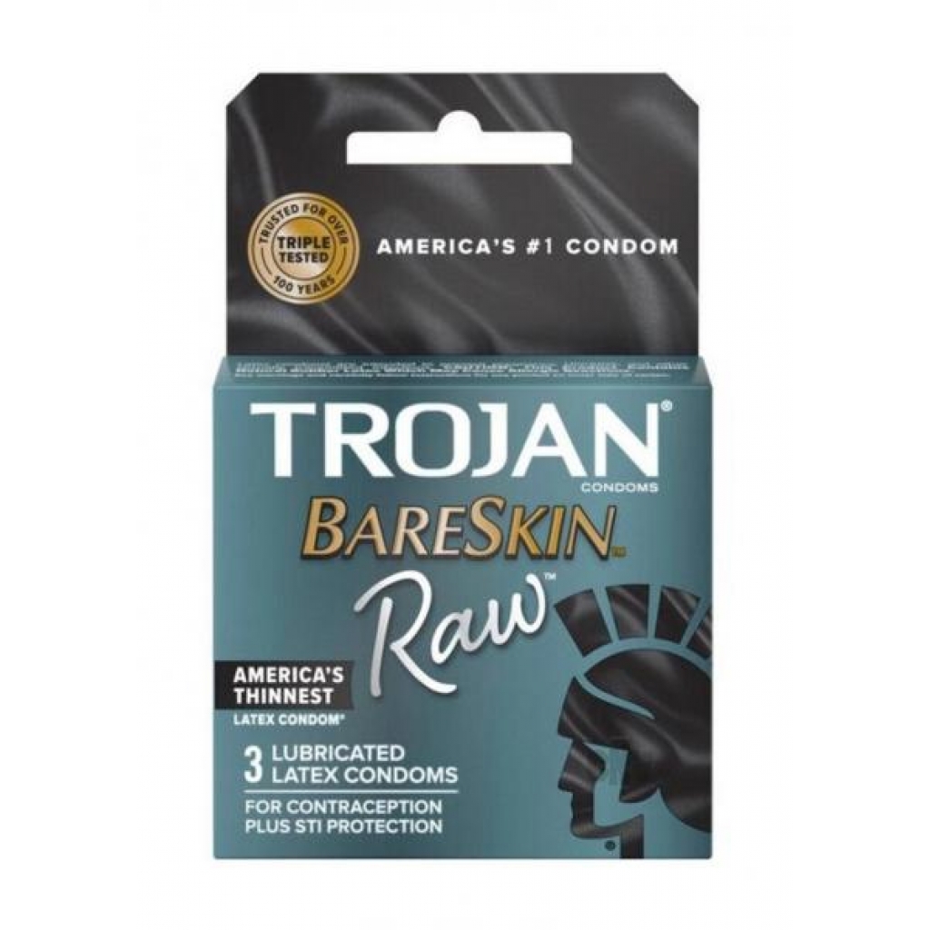 Trojan Bareskin Raw - 3pk