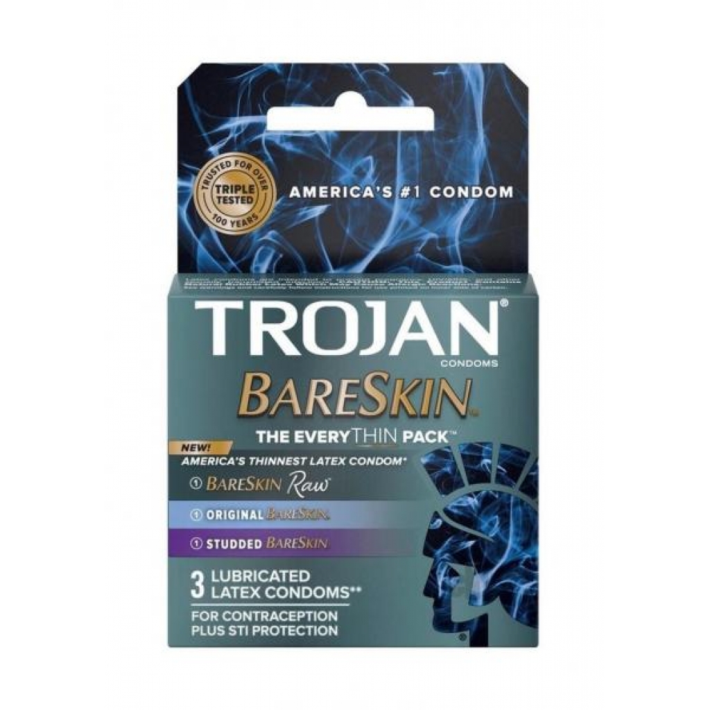 Trojan BareSkin Variety Pack for Enhanced Sensitivity