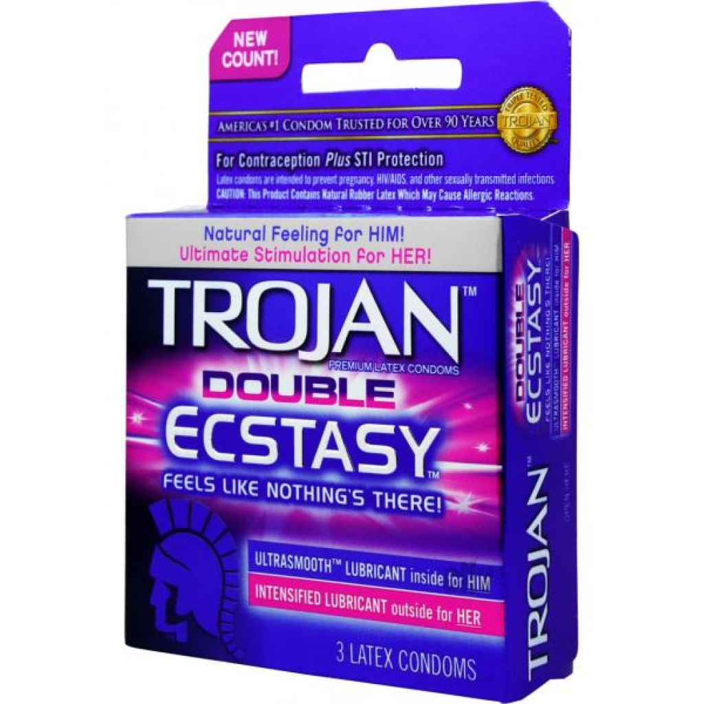 Trojan Double Ecstasy - Superior Sensation Condoms