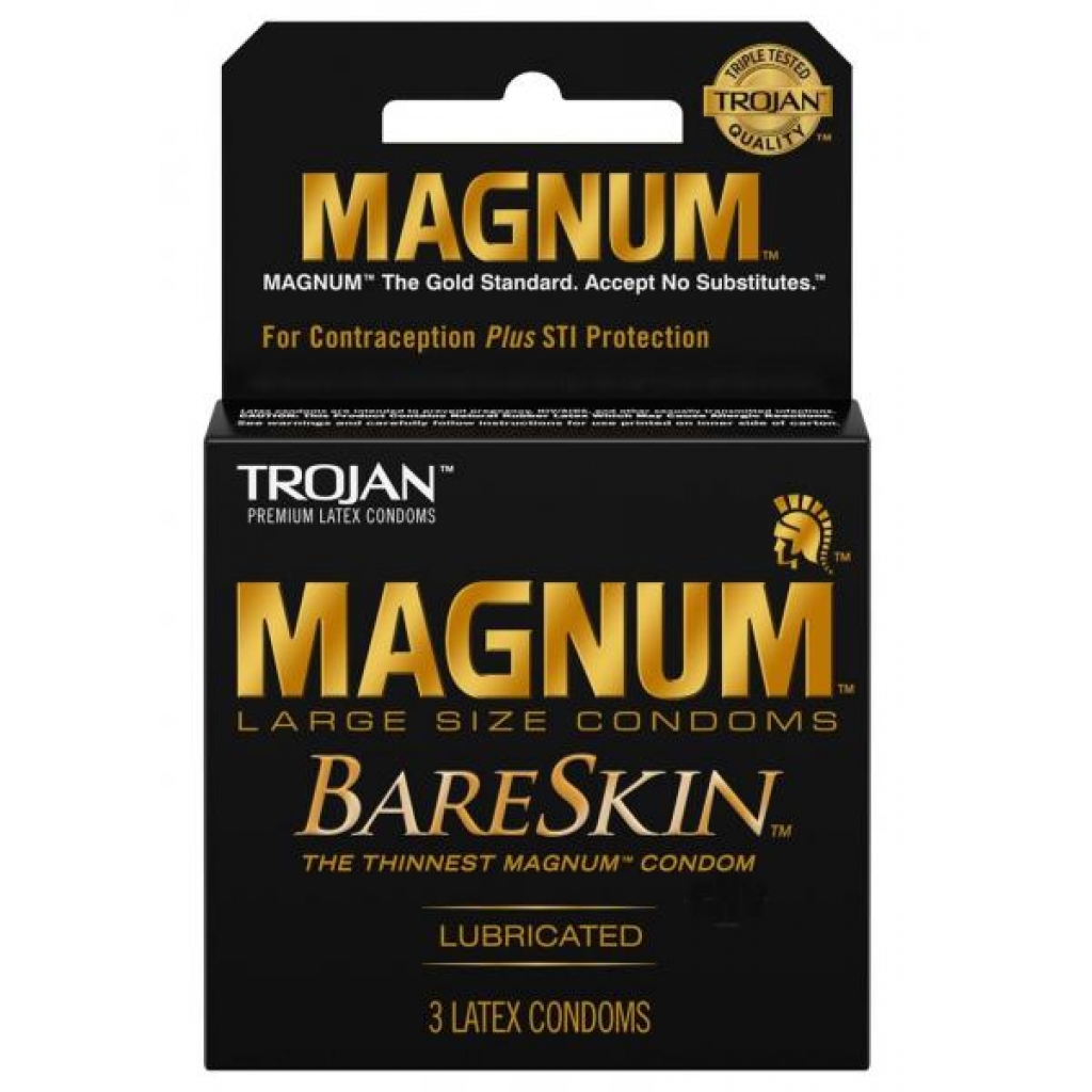 Trojan Magnum BareSkin - Large Size Condom Pack