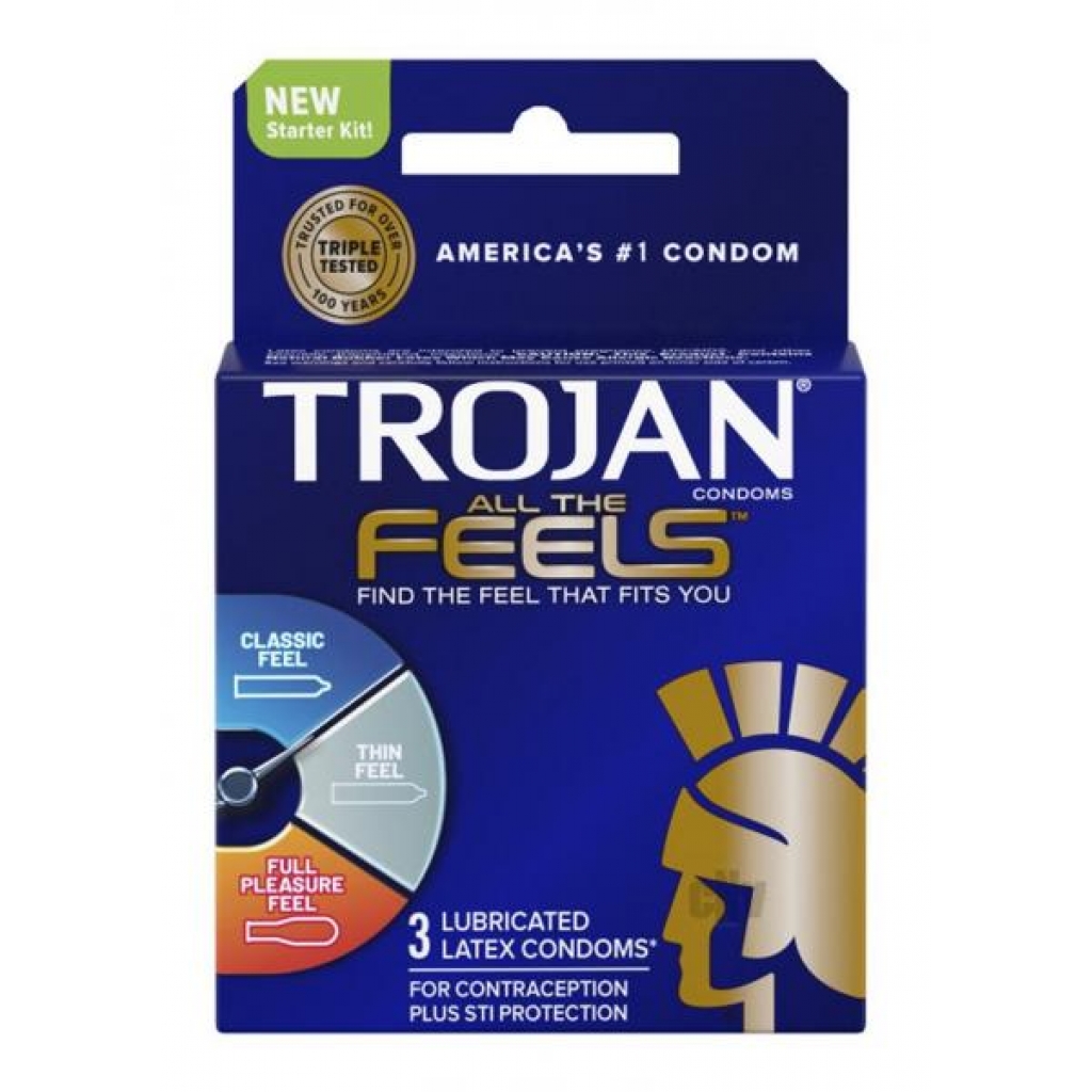 Trojan All The Feels Variety Pack - 3's