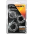 Stay Hard Beaded Cockrings - Clear 3 Pack