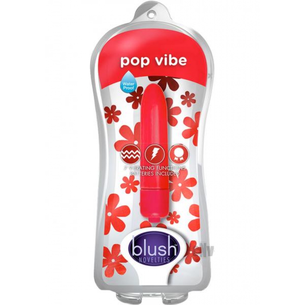 Pop Vibe Cherry Red - 7 Function Vibrator