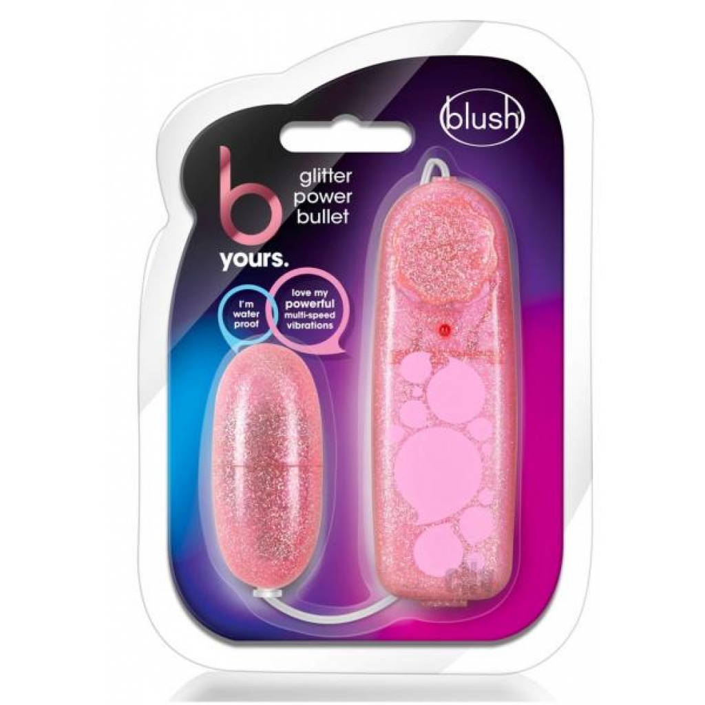 B Yours Glitter Power Bullet - Pink