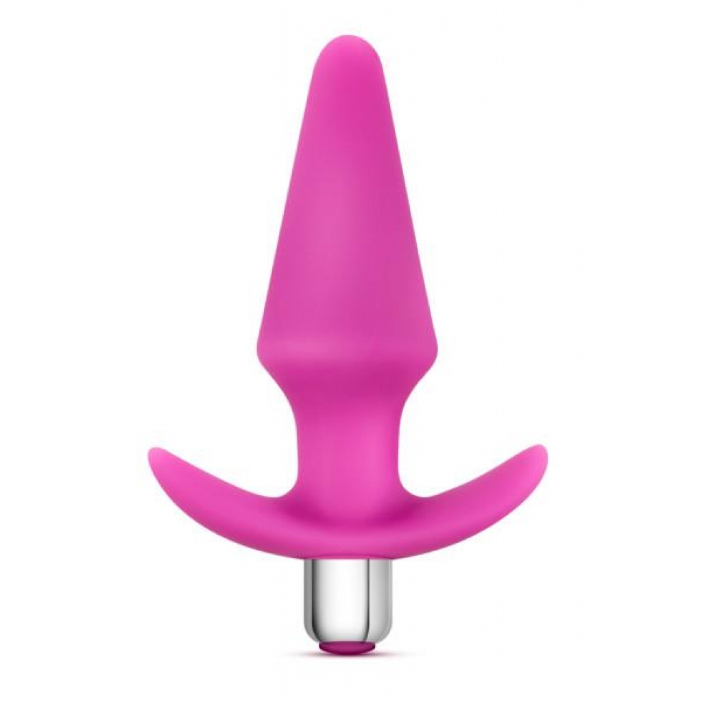 Luxe Discover Vibrating Plug - Fuchsia Pink