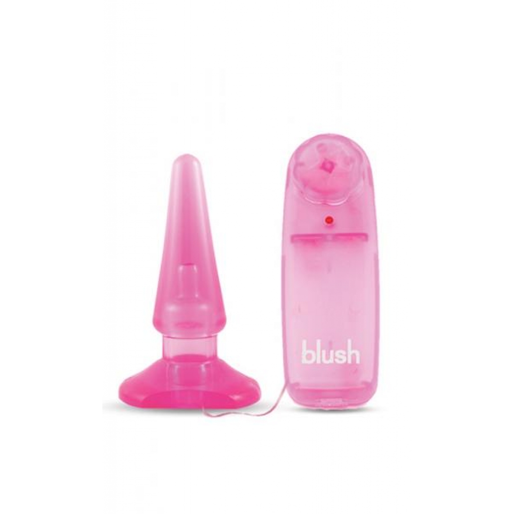 Basic Anal Pleaser Pink Vibrating Butt Plug S/M